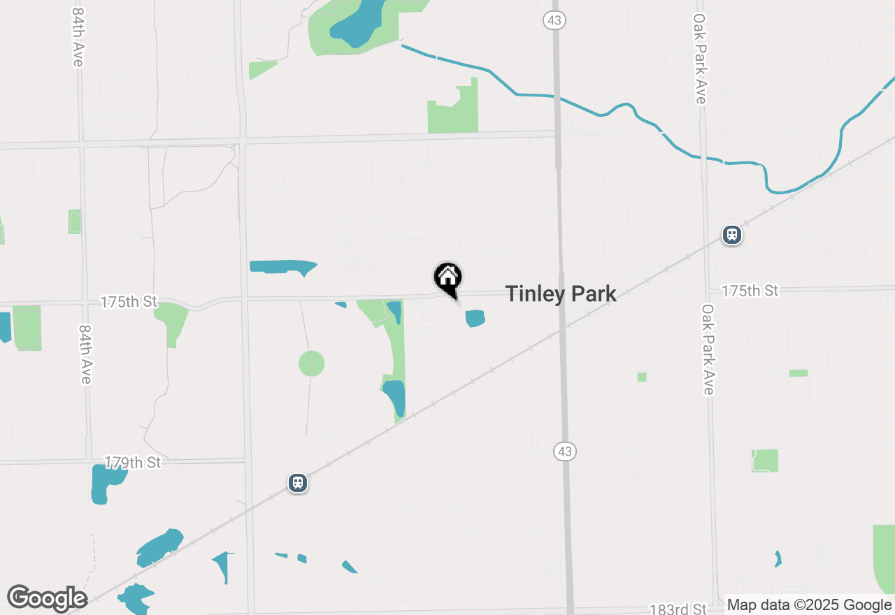 Map of 7537 175th Street #534, Tinley Park, IL 60477