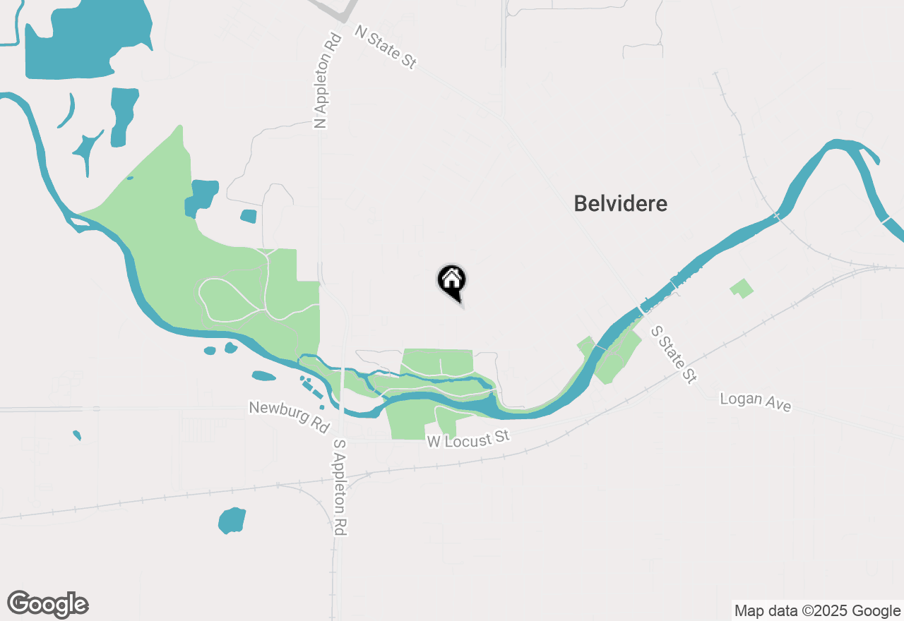 Map of 729 W Perry Street, Belvidere, IL 61008