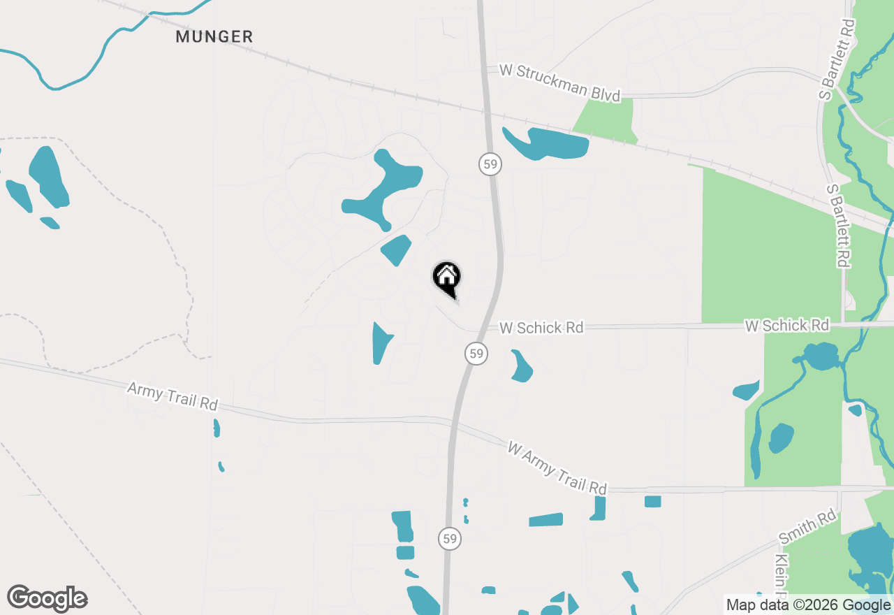 Map of 1452 Quincy Bridge Court #1452, Bartlett, IL 60103