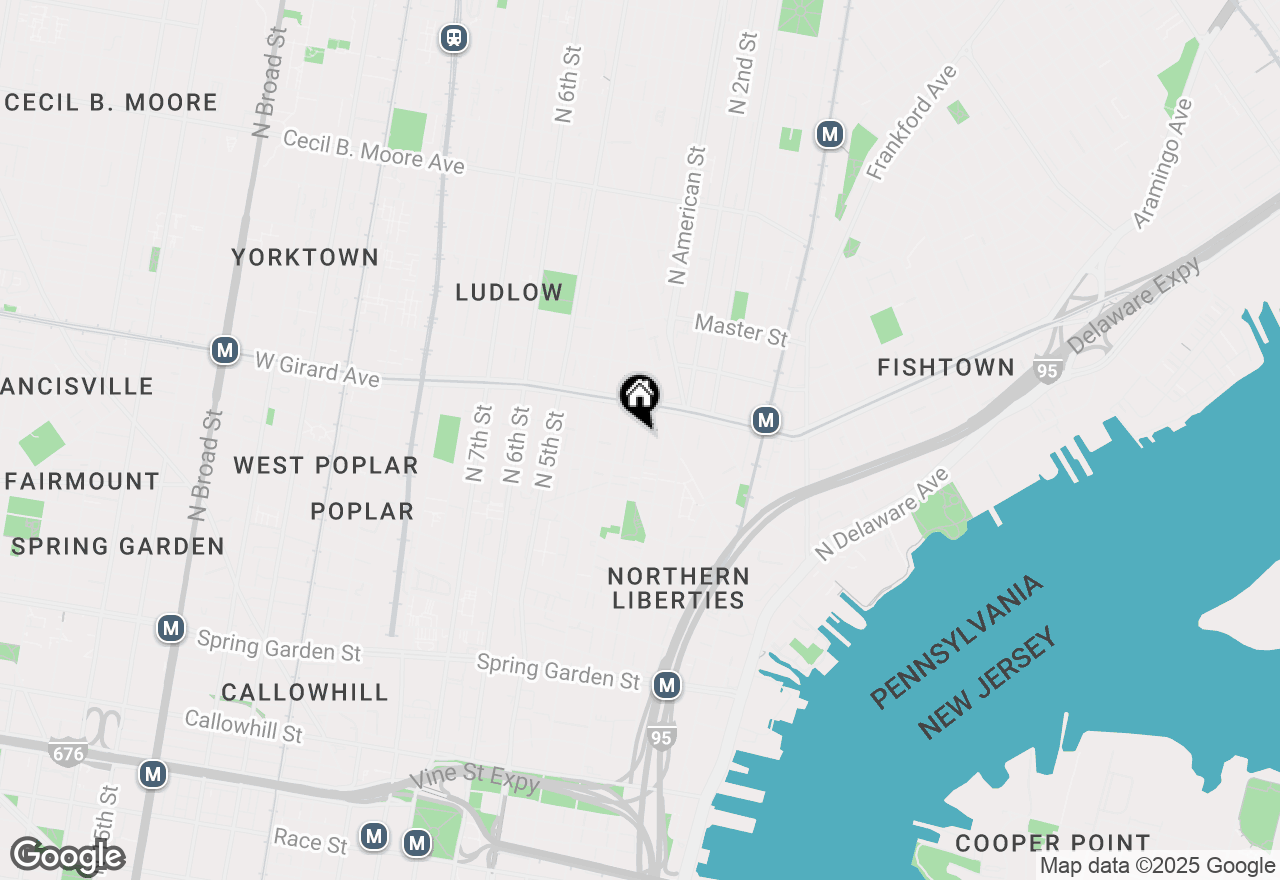 Map of 1137 N 3rd Street, Philadelphia, PA 19123