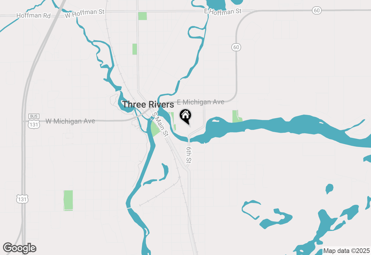 Map of 124 Middle Street, Three Rivers, MI 49093