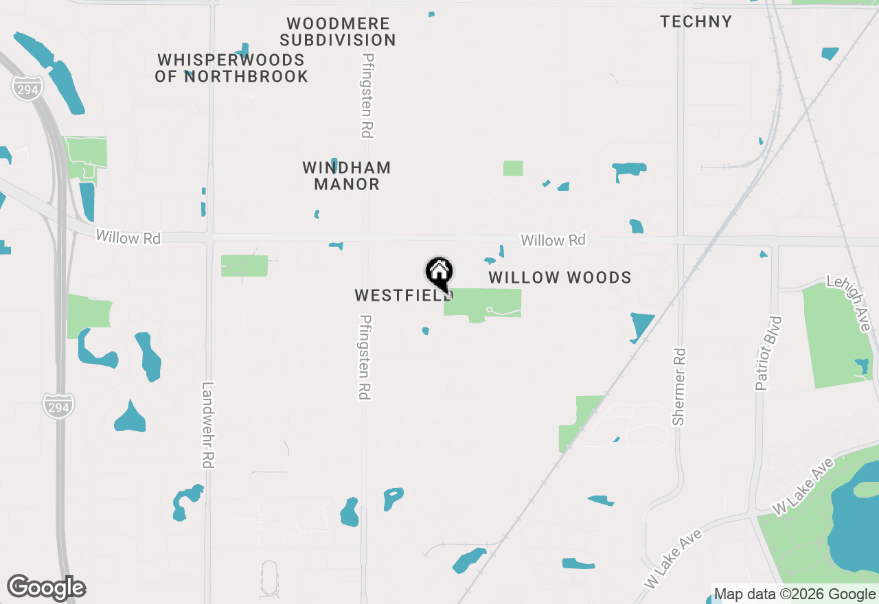 Map of 2745 Quail Lane, Northbrook, IL 60062