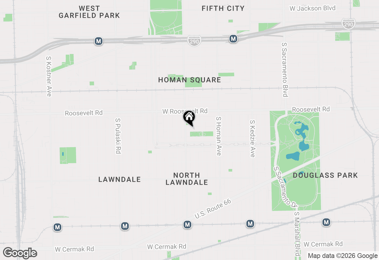 Map of 3548 W 13th Place #2F, Chicago, IL 60623