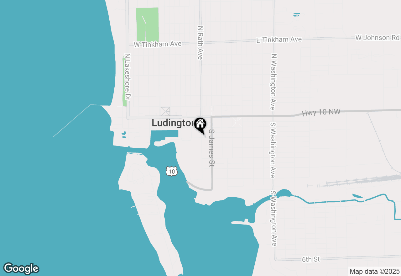 Map of 300 S Rath Avenue #36, Ludington, MI 49431