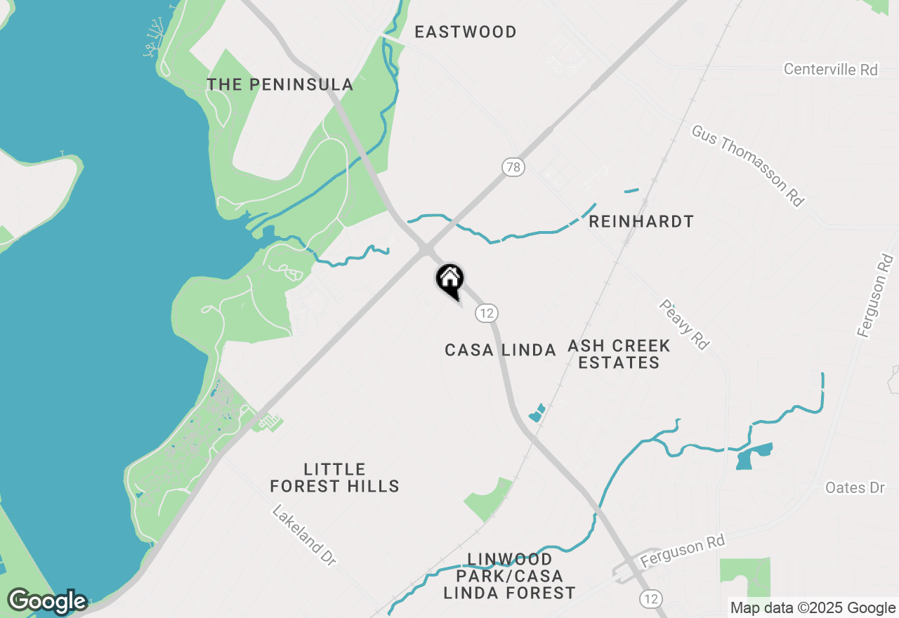 Map of 9411 Redondo Drive, Dallas, TX 75218