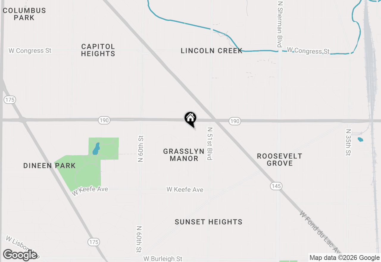 Map of 3931 N 53rd St, Milwaukee, WI 53216