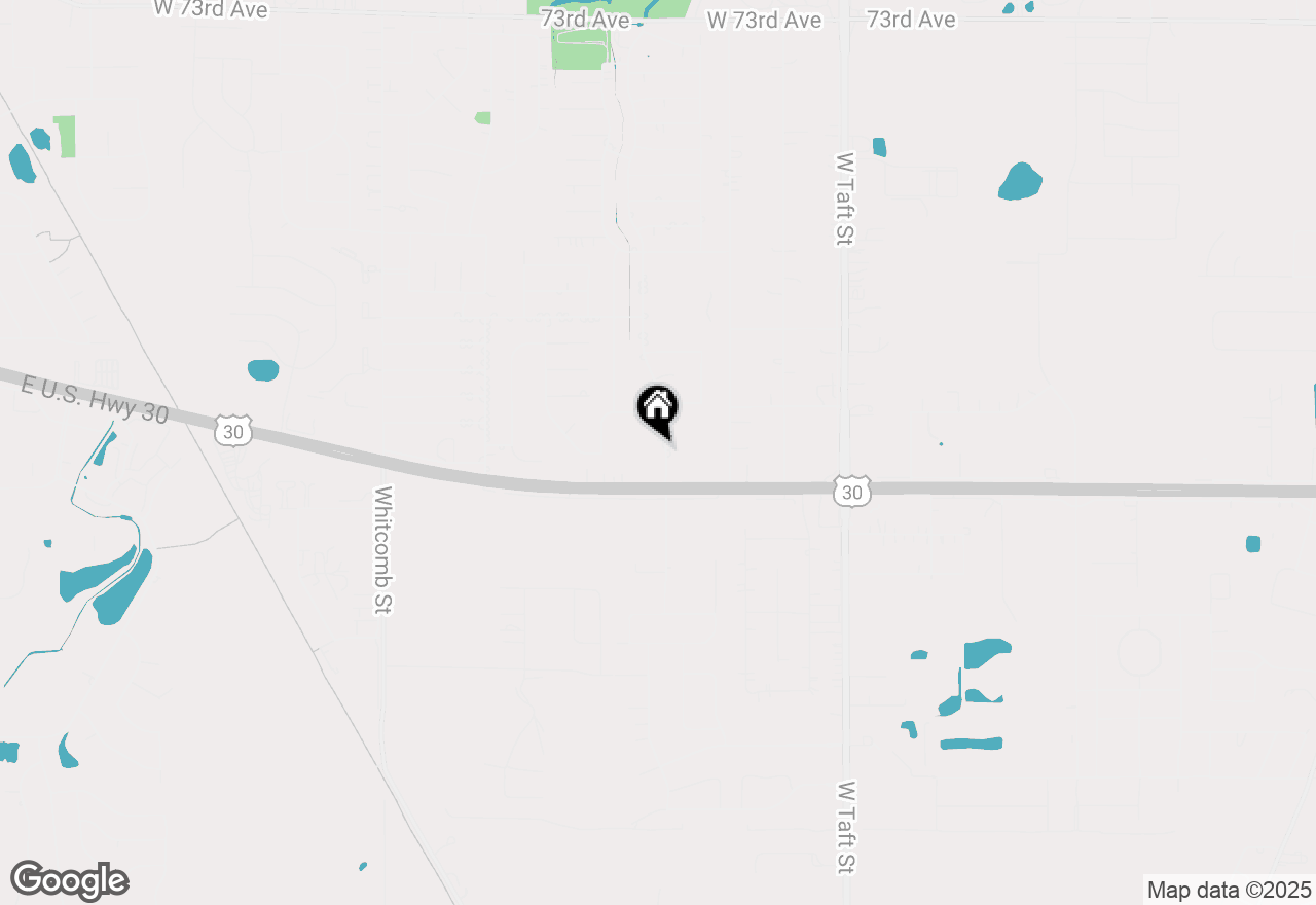 Map of 8018 Taney Place, Merrillville, IN 46410