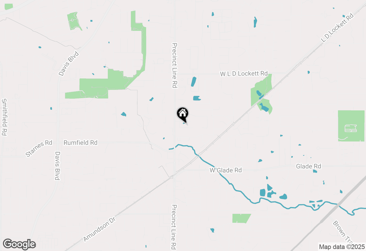Map of 705 Corsair Court, Hurst, TX 76054