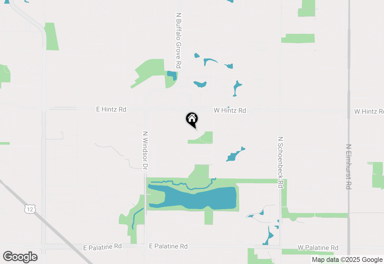 Map of 2616 N Prindle Avenue, Arlington Heights, IL 60004