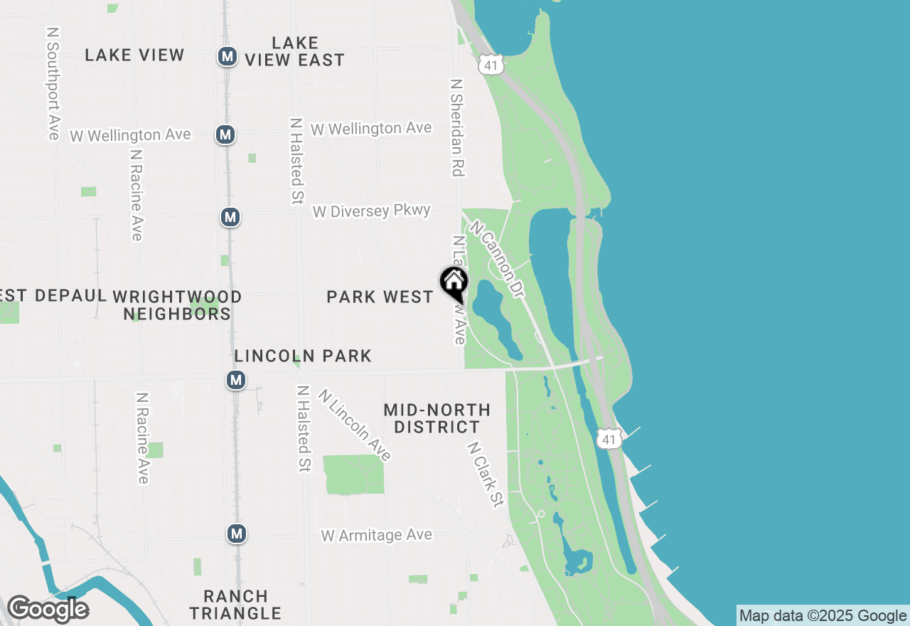 Map of 2500 N Lakeview Avenue #3004, Chicago, IL 60614