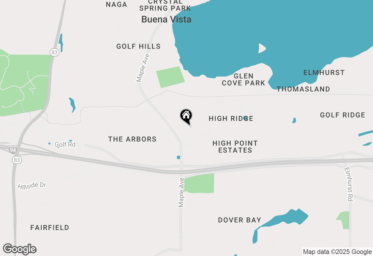 Map of W302N1661 Crooked Creek Rd, Pewaukee, WI 53072