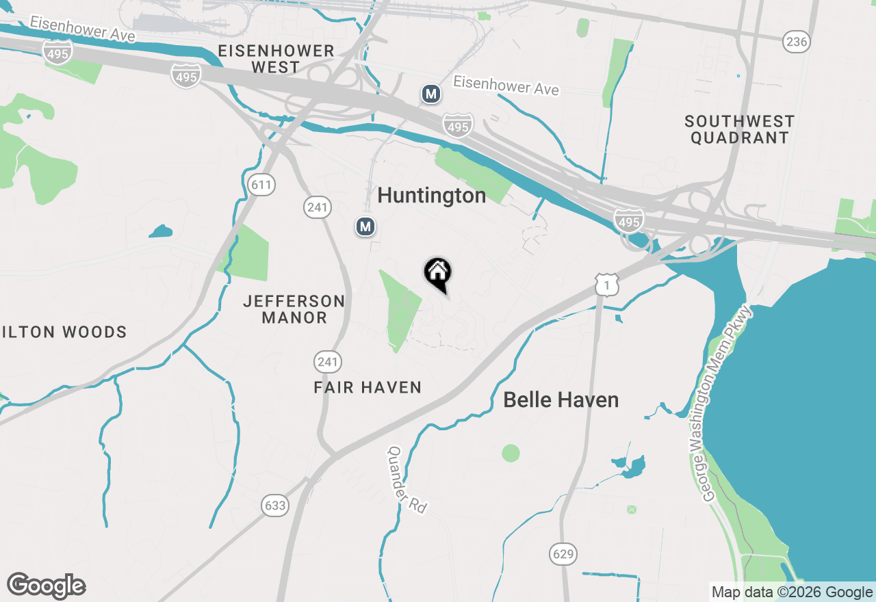 Map of 5902 Mount Eagle Drive #303, Alexandria, VA 22303