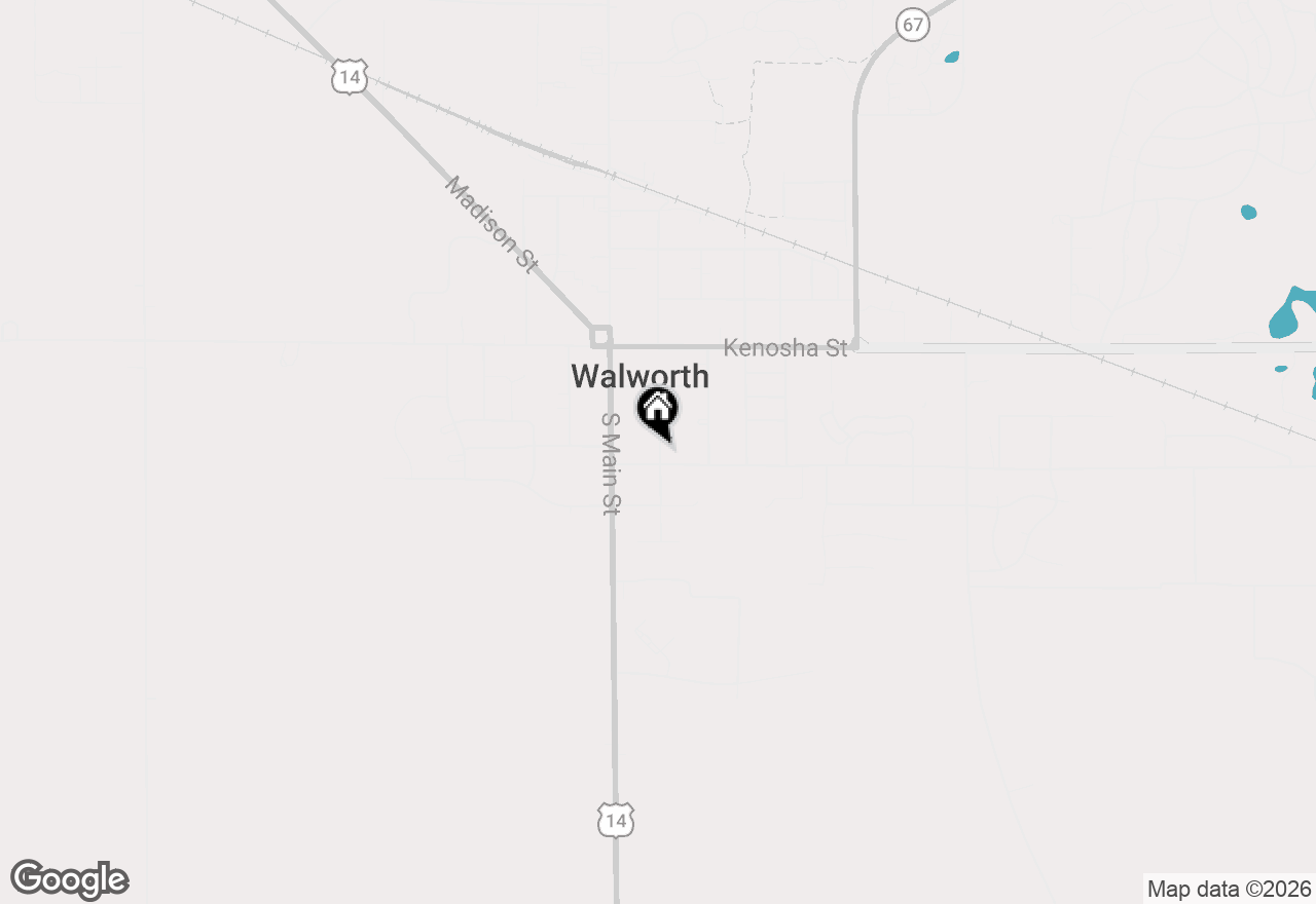 Map of 217 Randolph Street, Walworth, WI 53184