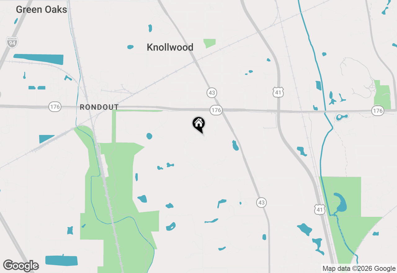 Map of 2020 Knollwood Road, Lake Forest, IL 60045