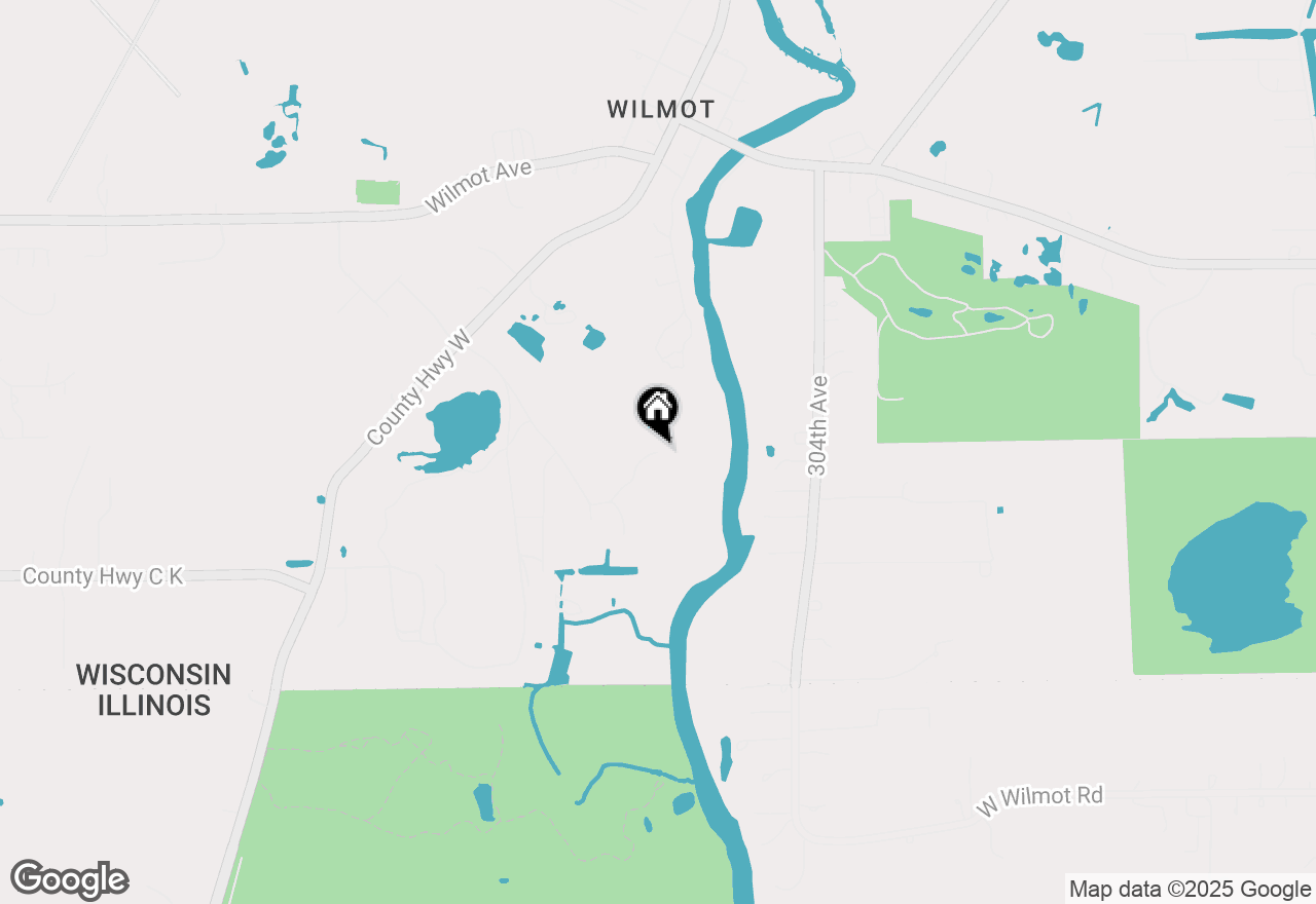 Map of 11901 Fox River Rd, Wilmot, WI 53192