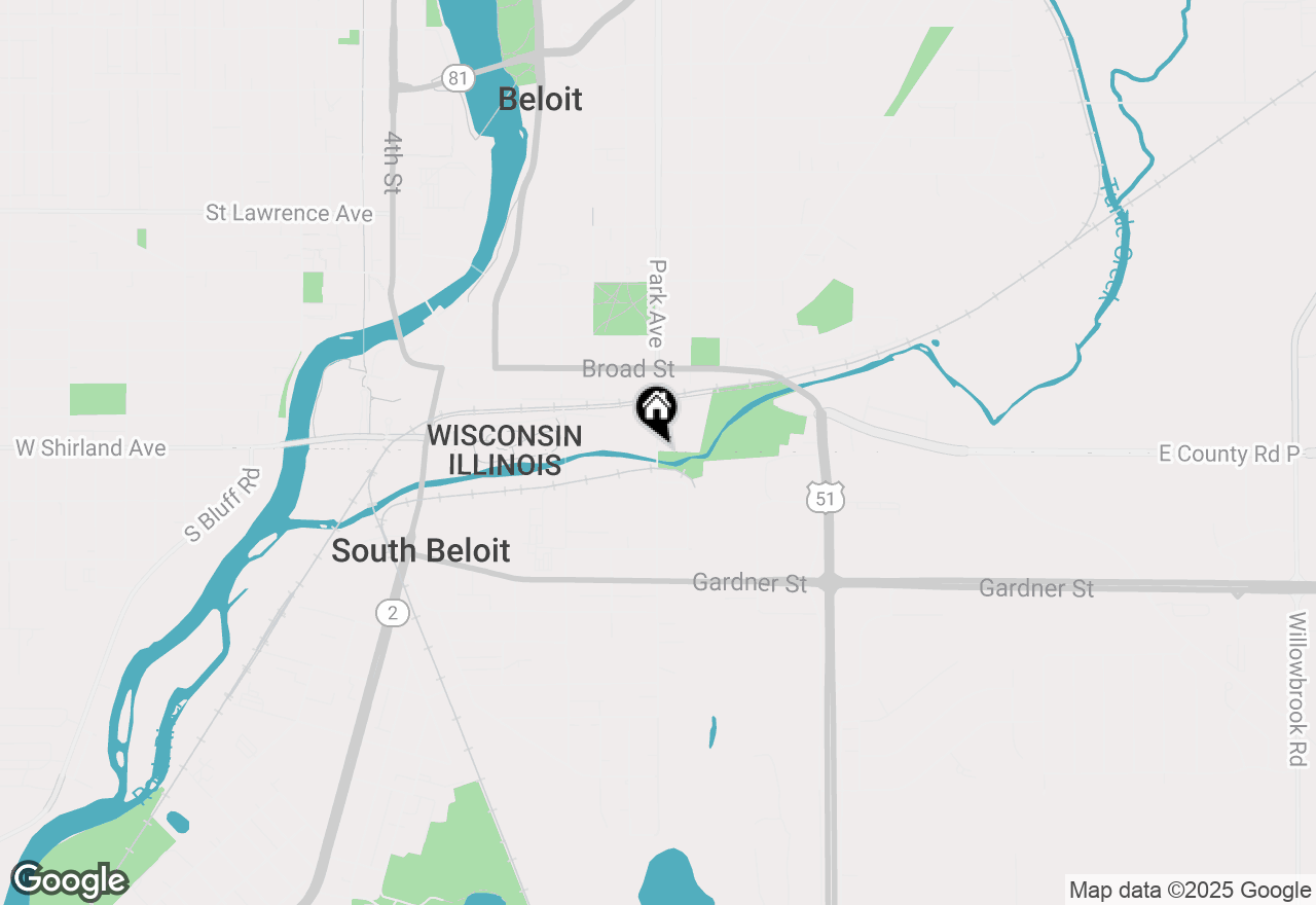 Map of 2374 S Park Avenue, Beloit, WI 53511