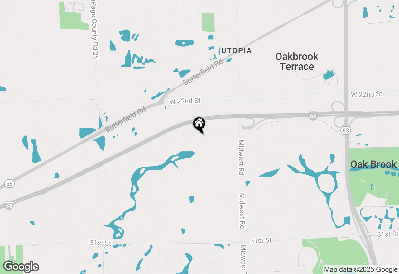 Map of 20 Baybrook Lane, Oak Brook, IL 60523