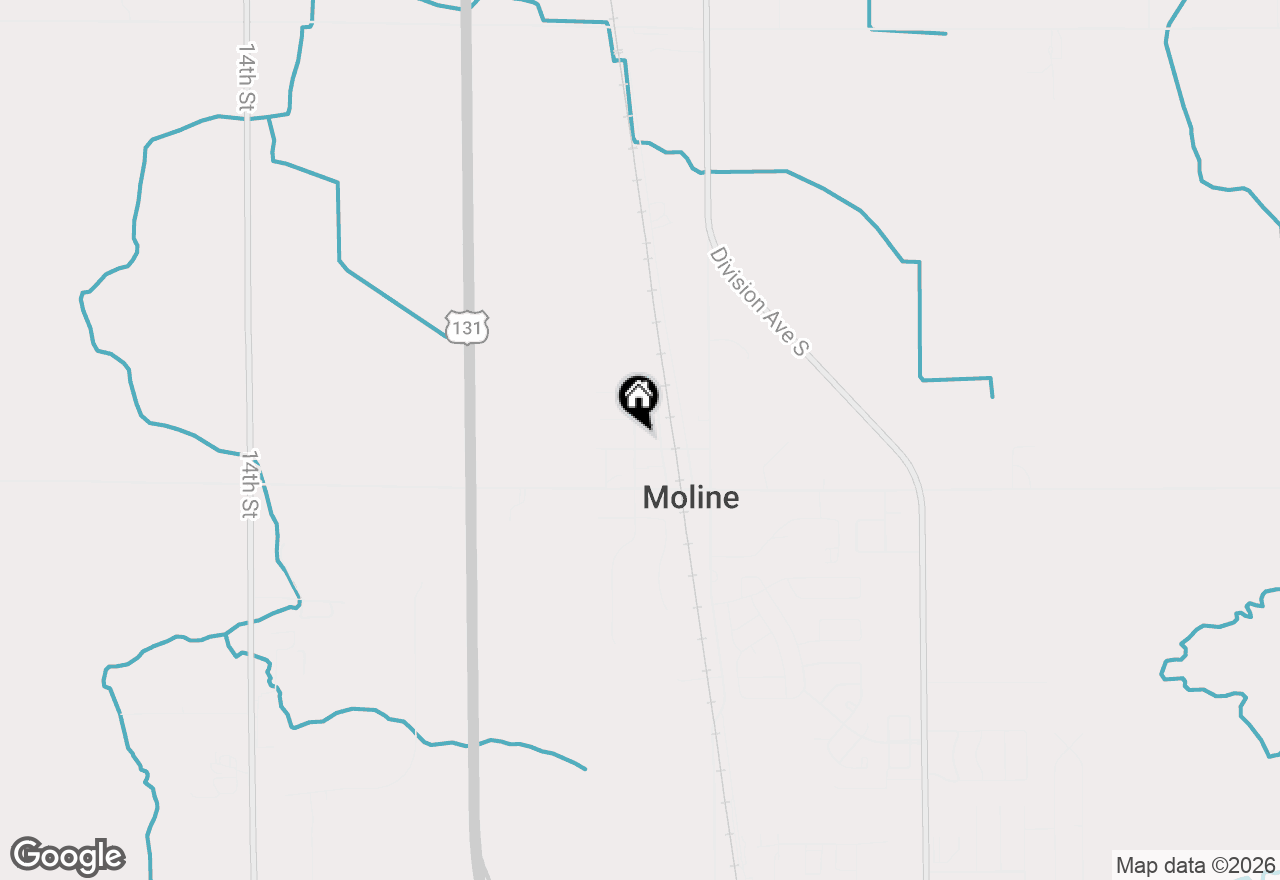 Map of 1231 Rosewood Avenue, Wayland, MI 49348