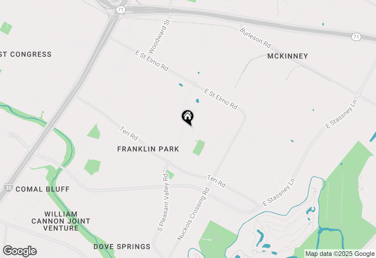 Map of 4605 Button Bend Rd, Austin, TX 78744