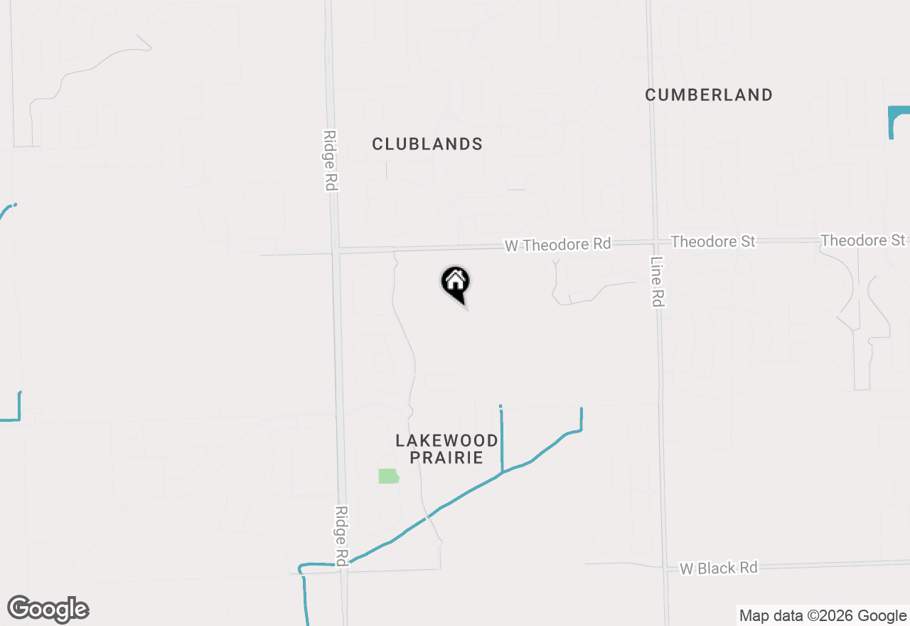 Map of 7513 Blueblossom Lane, Joliet, IL 60431