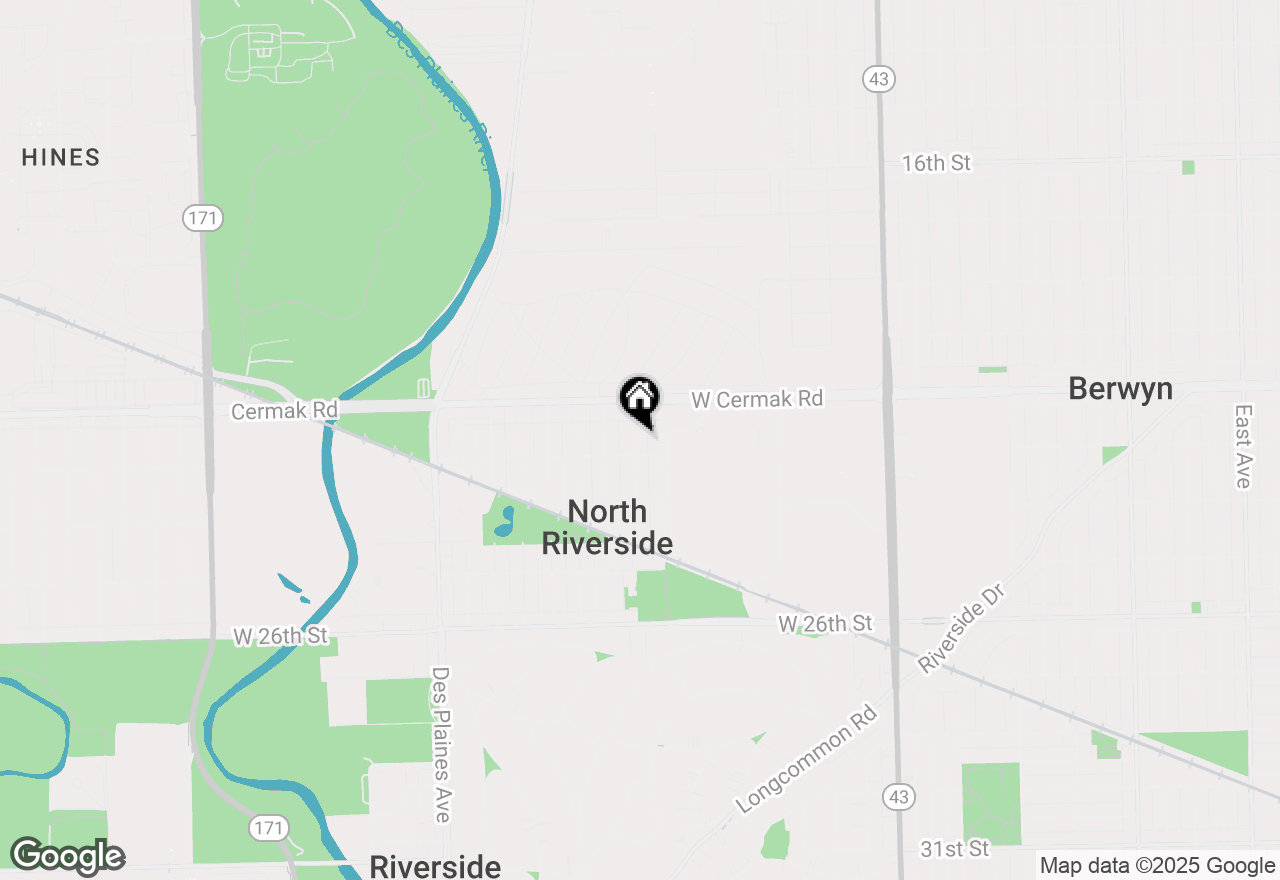 Map of 2245 Northgate Avenue, North Riverside, IL 60546