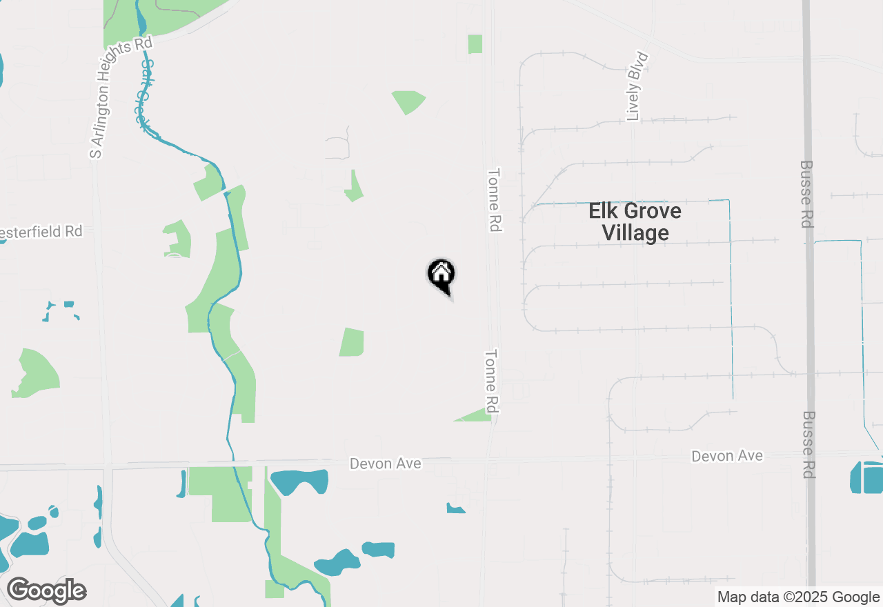 Map of 1194 Cedar Lane, Elk Grove Village, IL 60007