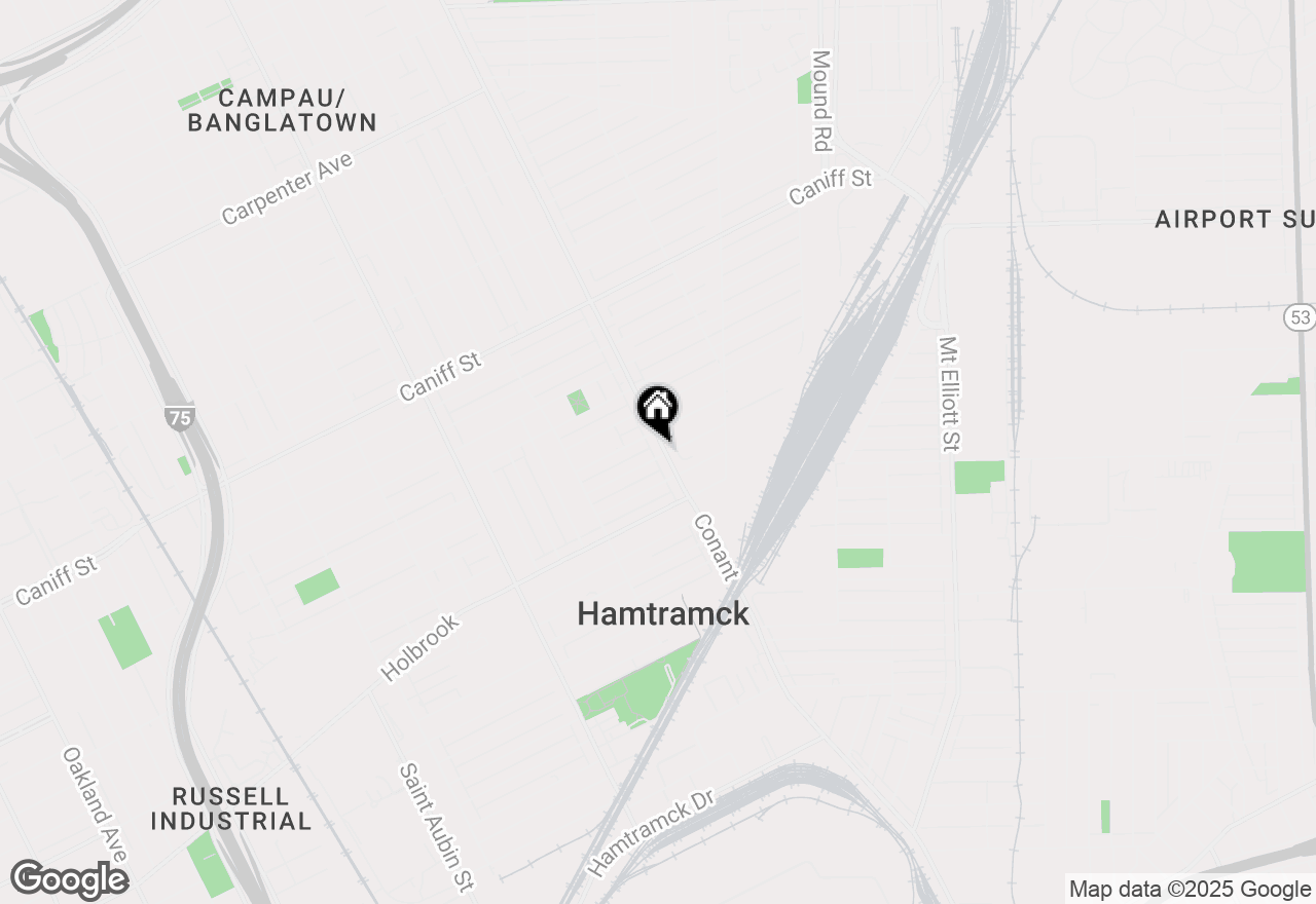 Map of 9507 Conant Street, Hamtramck, MI 48212