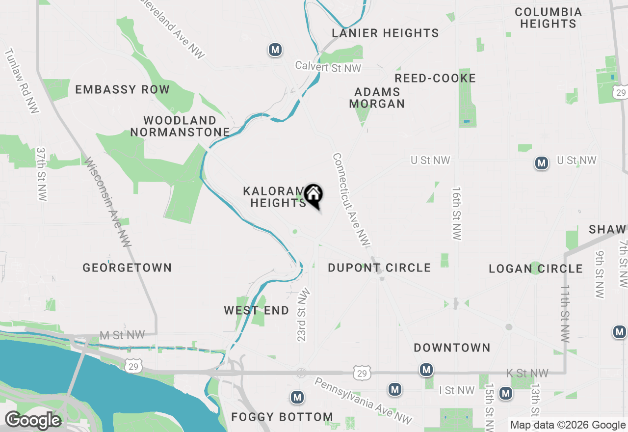 Map of 2200 Decatur Place Nw, Washington, DC 20008