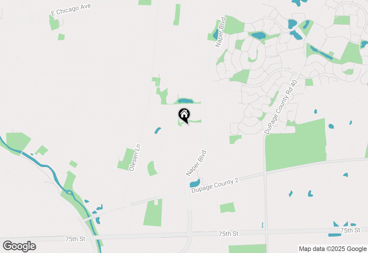 Map of 837 Rockbridge Dr, Naperville, IL 60540