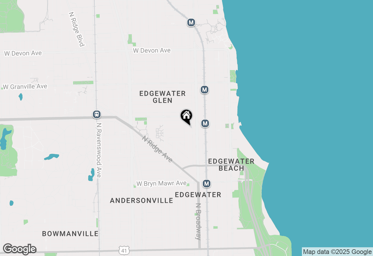 Map of 5916 N Magnolia Avenue, Chicago, IL 60660