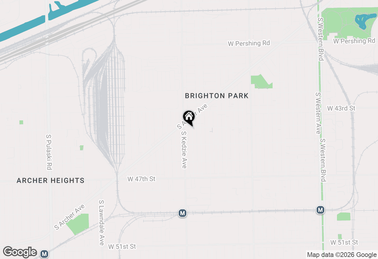 Map of 3141 W 44th Street #2, Chicago, IL 60632