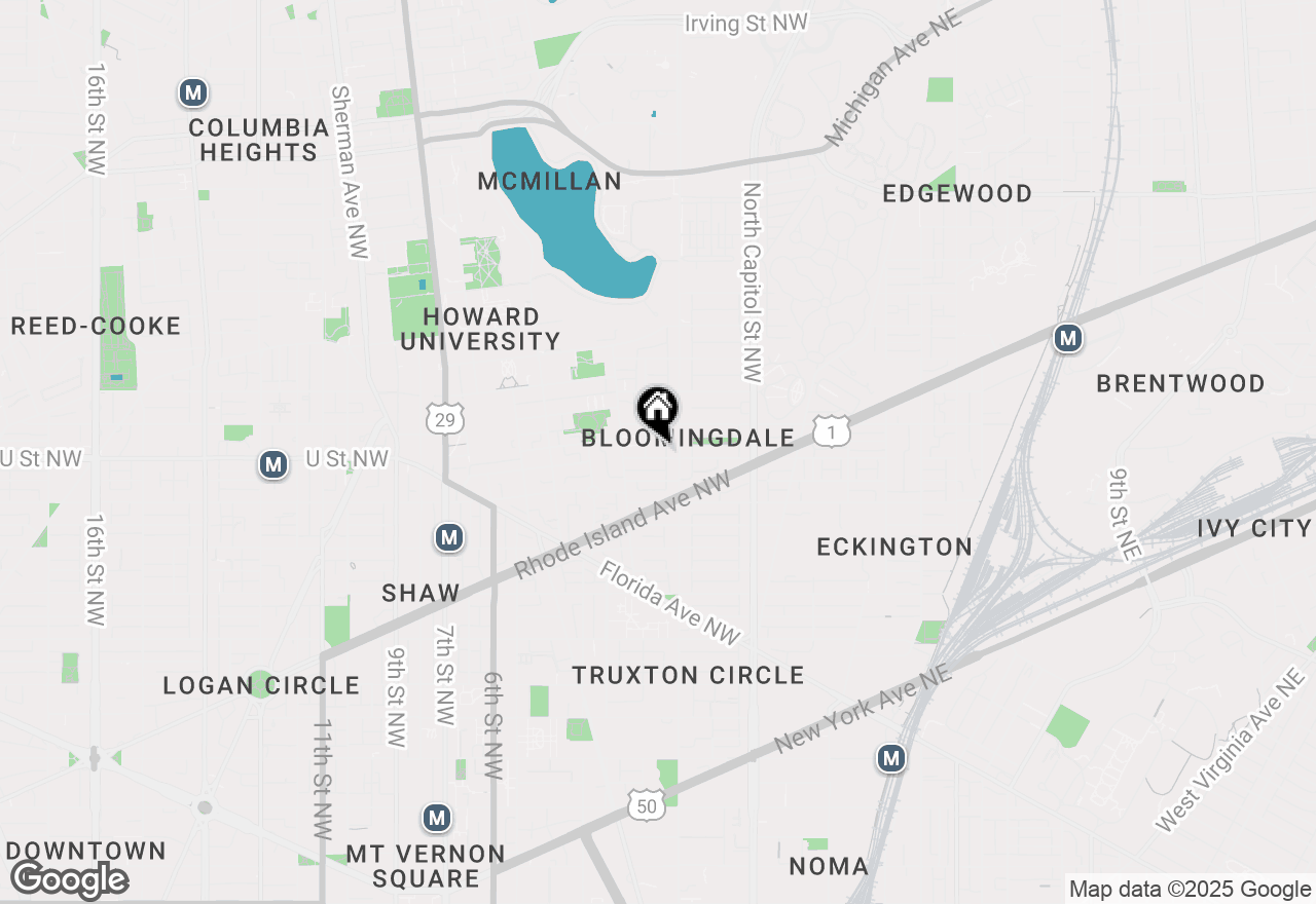 Map of 123 U Street Nw, Washington, DC 20001