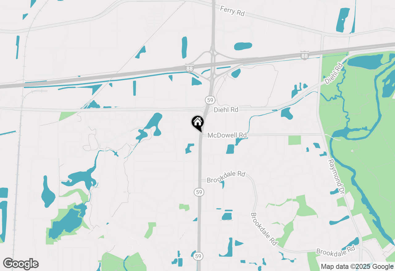 Map of 5s100 Pebblewood Lane #E6, Naperville, IL 60563