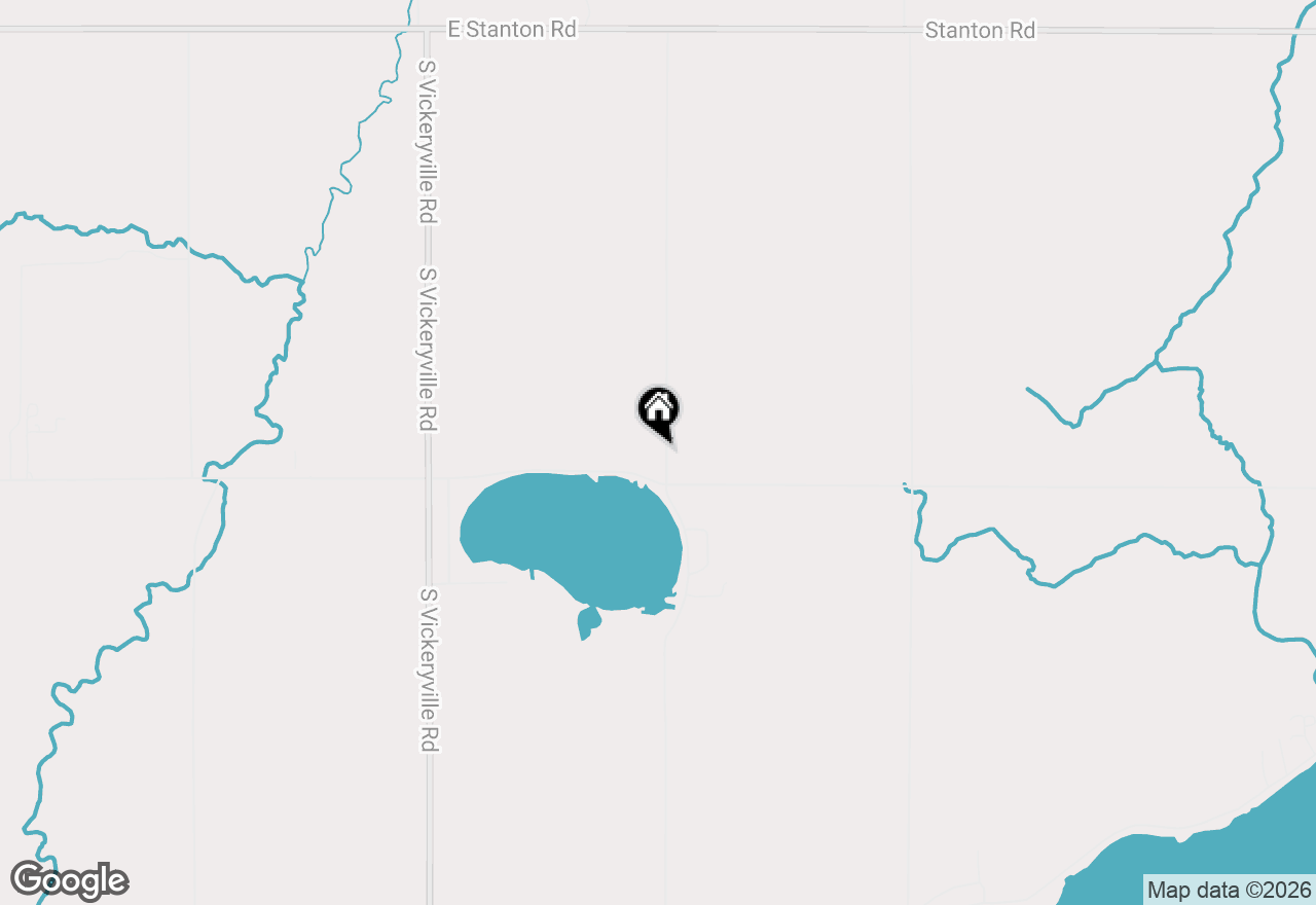 Map of 890 S Senator Road, Crystal, MI 48818