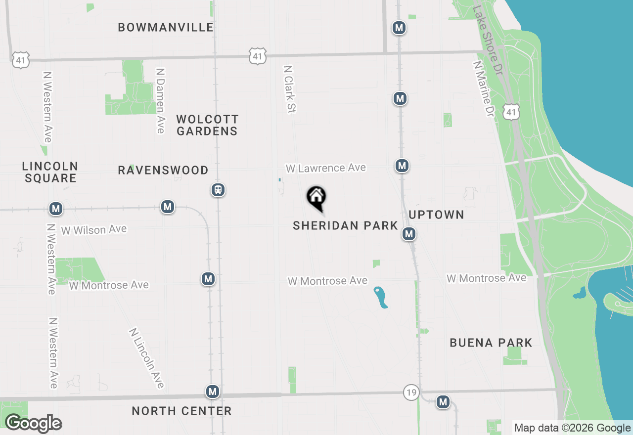 Map of 4610 N Dover Street #3G, Chicago, IL 60640