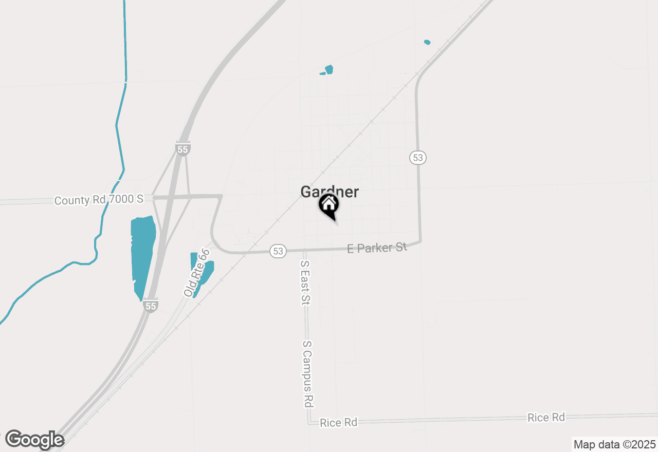 Map of 303 S Jackson Street, Gardner, IL 60424