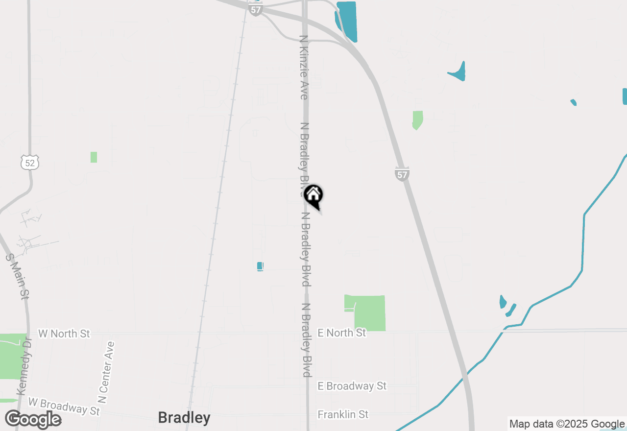 Map of 840 N Kinzie Avenue #D, Bradley, IL 60915