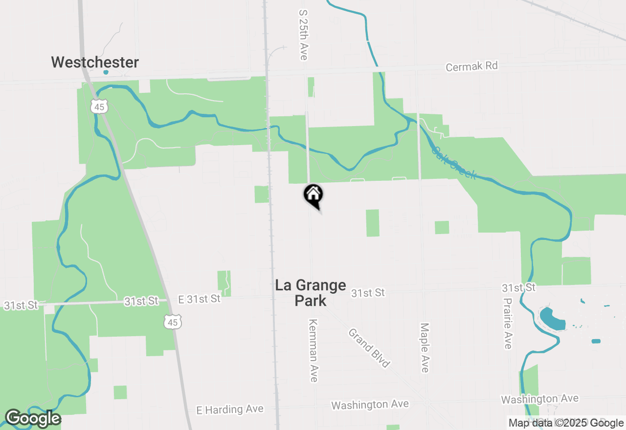 Map of 1441 Kemman Avenue, La Grange Park, IL 60526