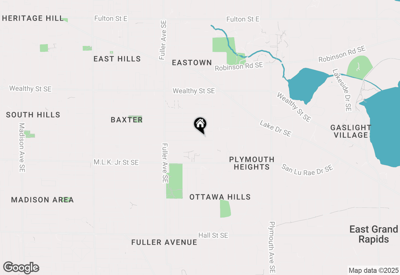 Map of 643 Giddings Avenue Se, Grand Rapids, MI 49506