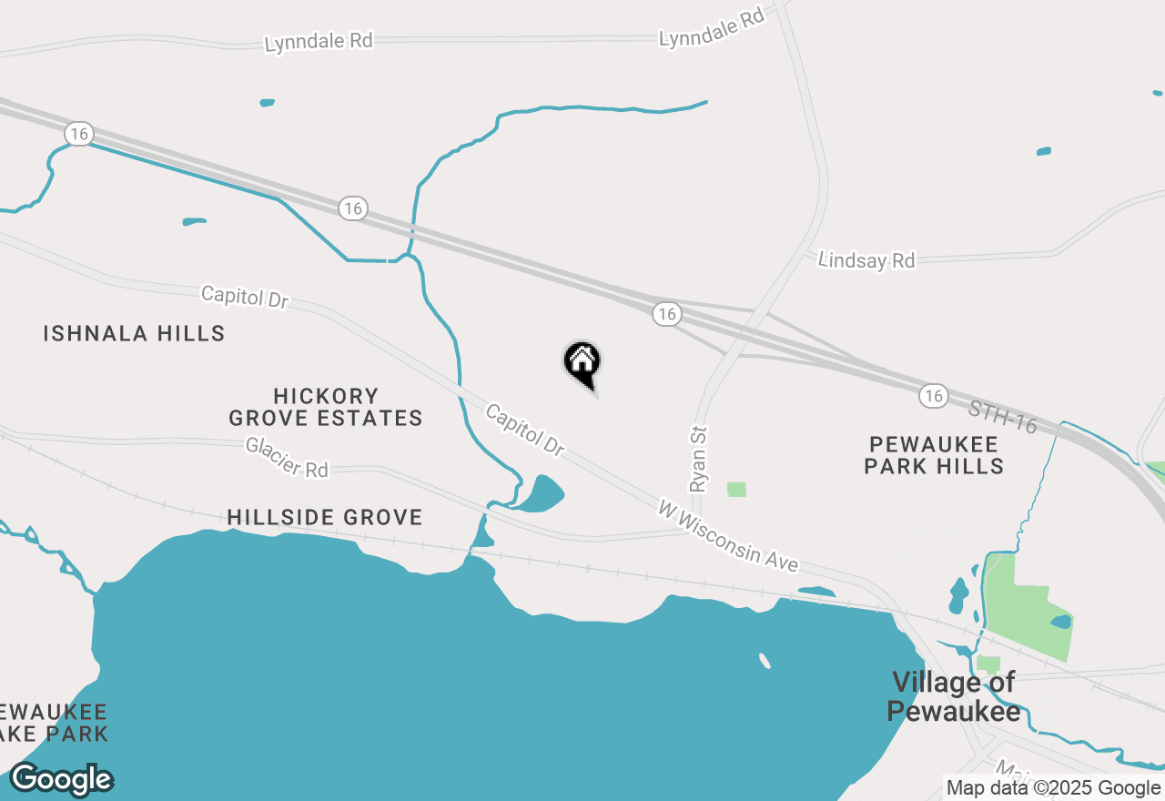 Map of 853 Quinlan Dr #C, Pewaukee, WI 53072