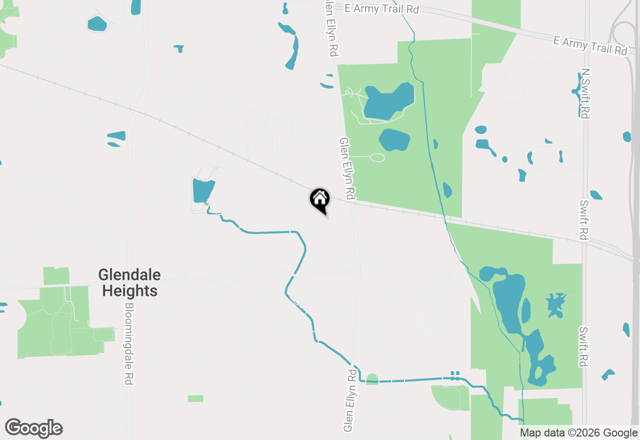 Map of 538 Harold Avenue, Glendale Heights, IL 60139
