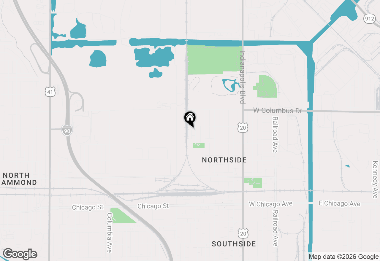 Map of 4219 Walsh Avenue, East Chicago, IN 46312