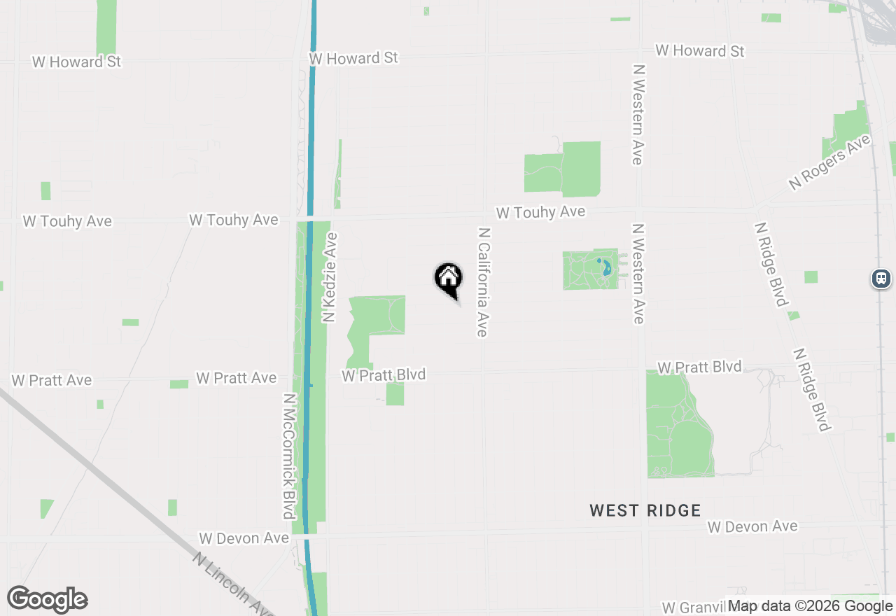 Map of 6939 N Francisco Avenue, Chicago, IL 60645