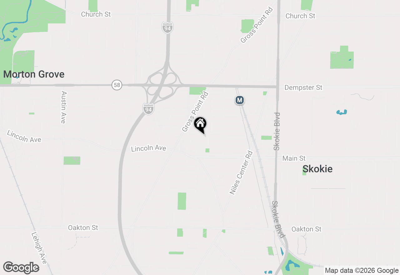Map of 5216 Lee Street, Skokie, IL 60077