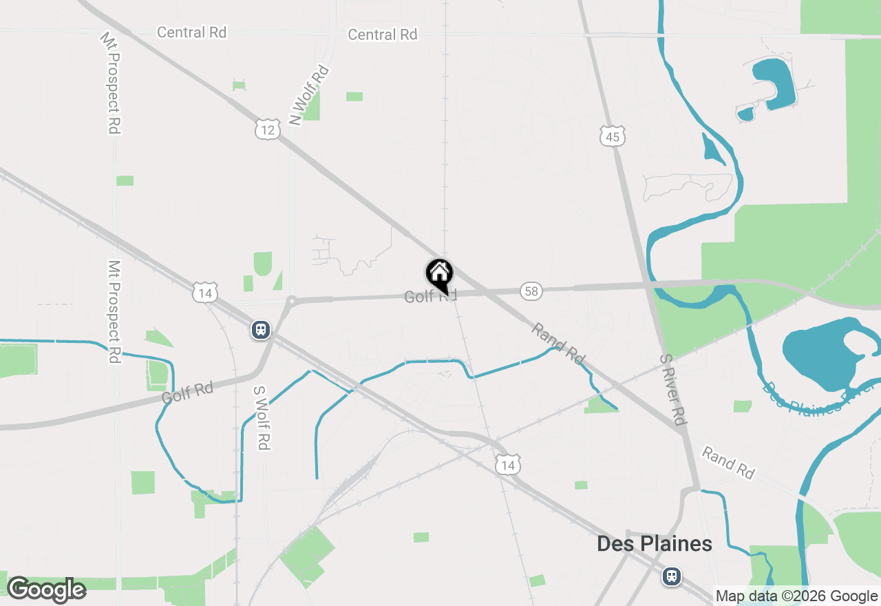 Map of 926 S Golf Cul De Sac Street, Des Plaines, IL 60016