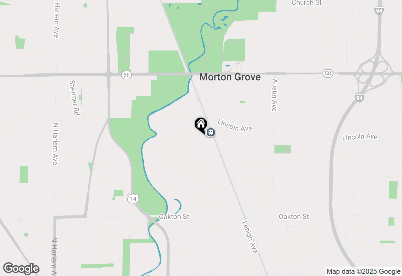 Map of 6411 Elm Street, Morton Grove, IL 60053