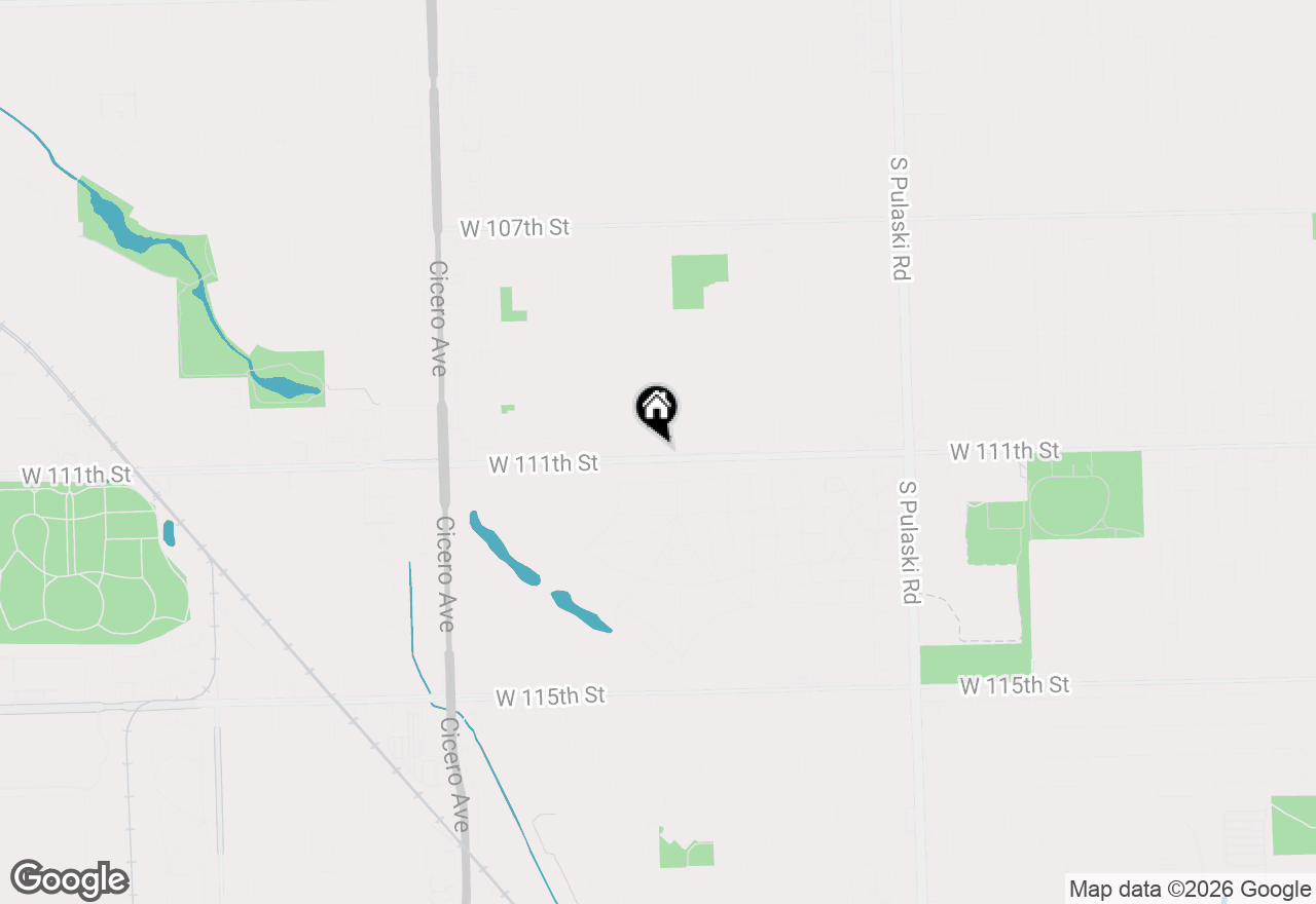 Map of 4420 W 111th Street #104, Oak Lawn, IL 60453