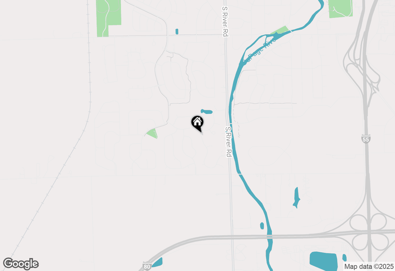 Map of 21246 Woodland Way, Shorewood, IL 60404