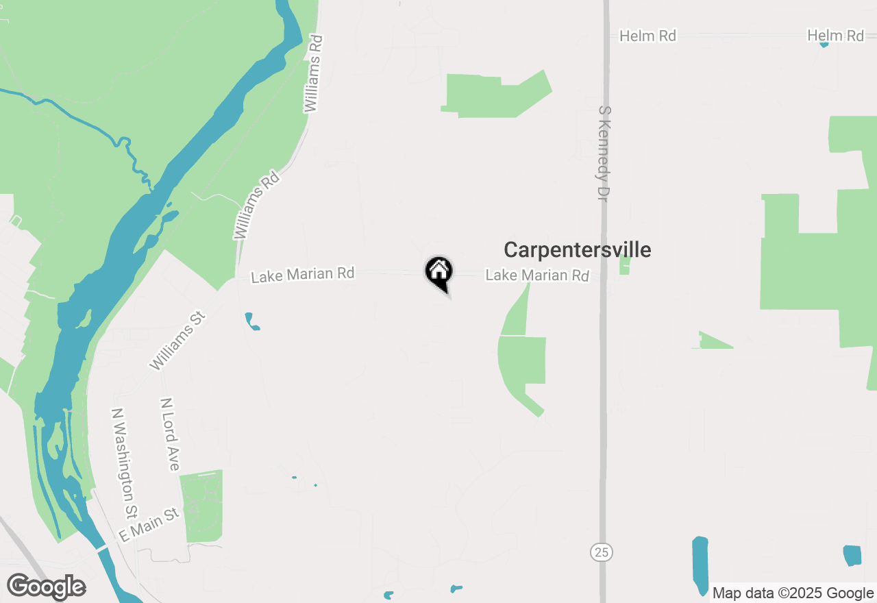 Map of 1316 Brookdale Drive #1316, Carpentersville, IL 60110