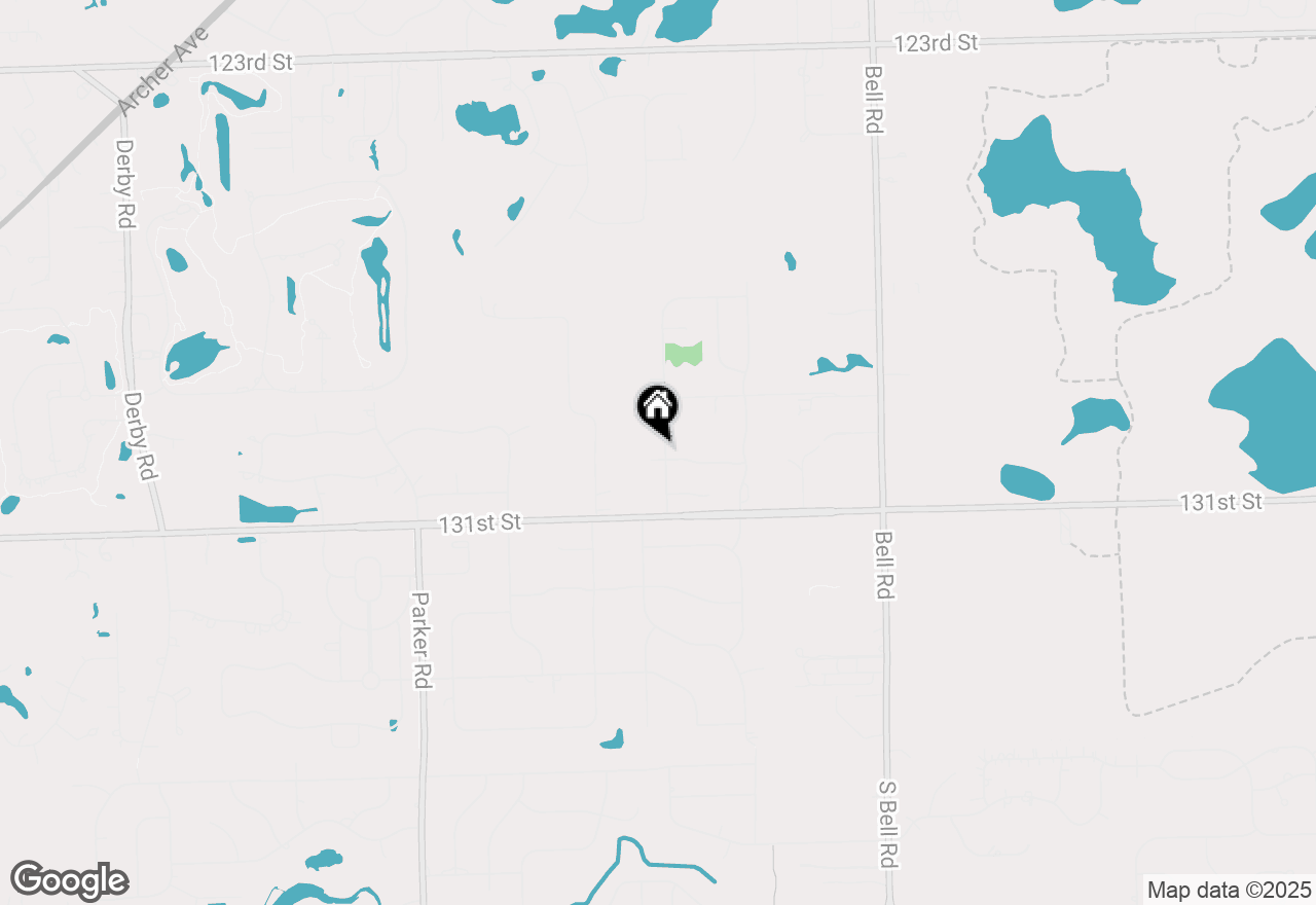 Map of 12984 Waterford Drive, Lemont, IL 60439